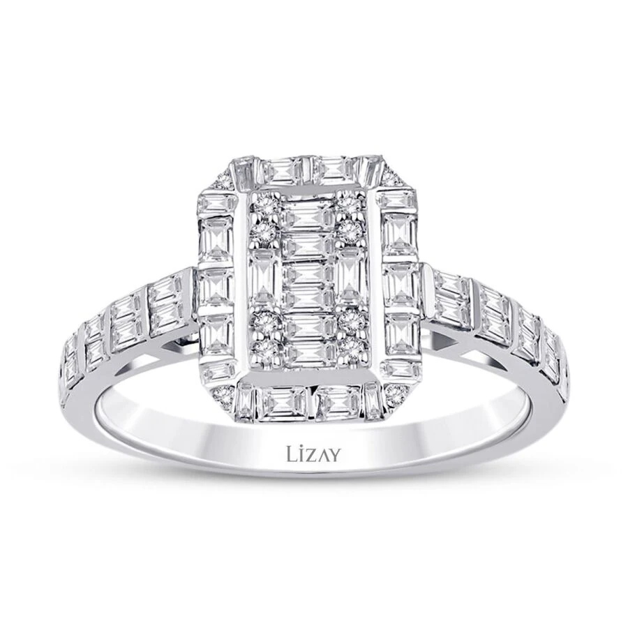 0.71 ct. Diamant Baguette Ring