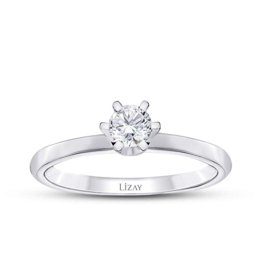 0.30 Carat Diamond Round Solitaire Engagement Ring
