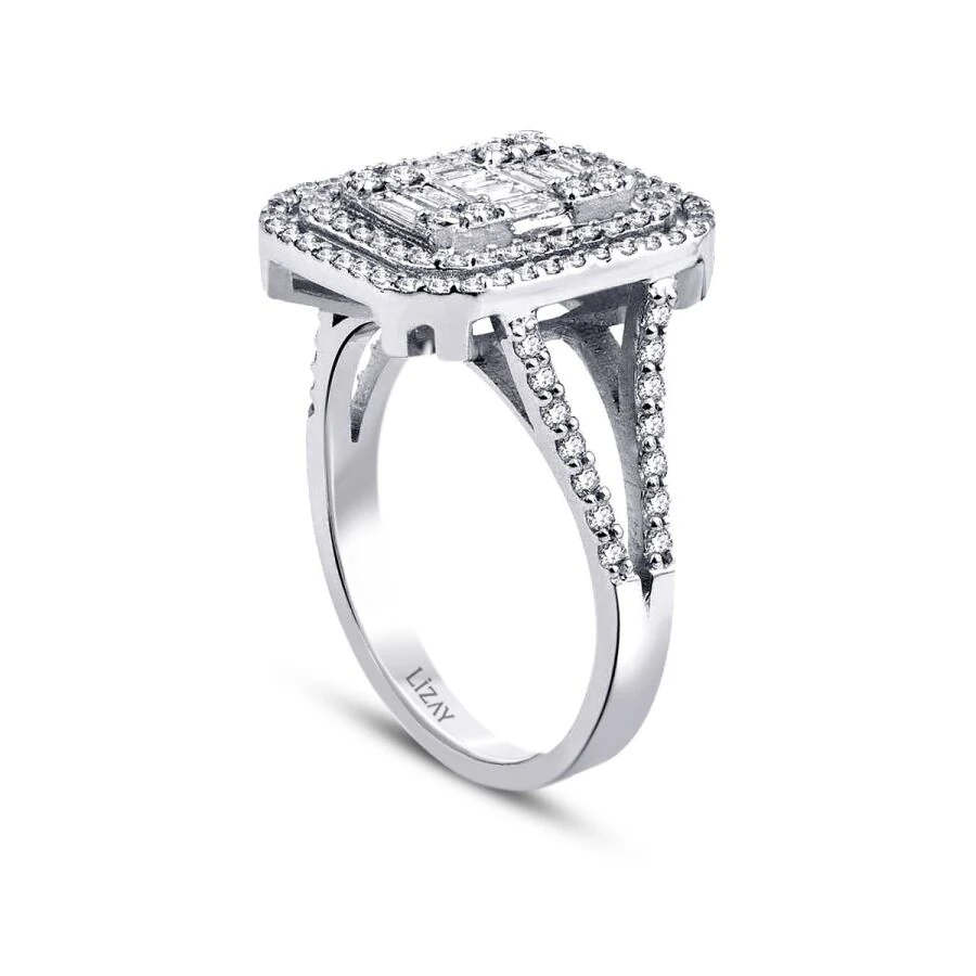 0.90 ct. Diamant Baguette Ring