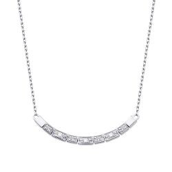 0,16 Karat Diamant Solitär Halskette