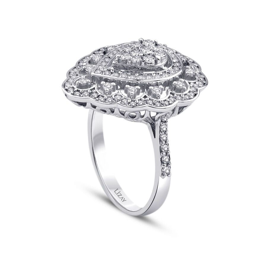 0,73 Karat Diamant Tropfen Trend Ring