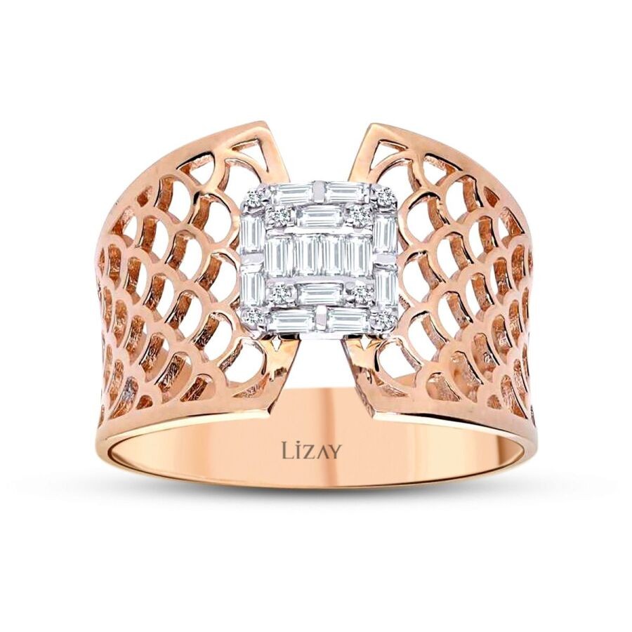 0.27 Carat Diamond Baguette Ring