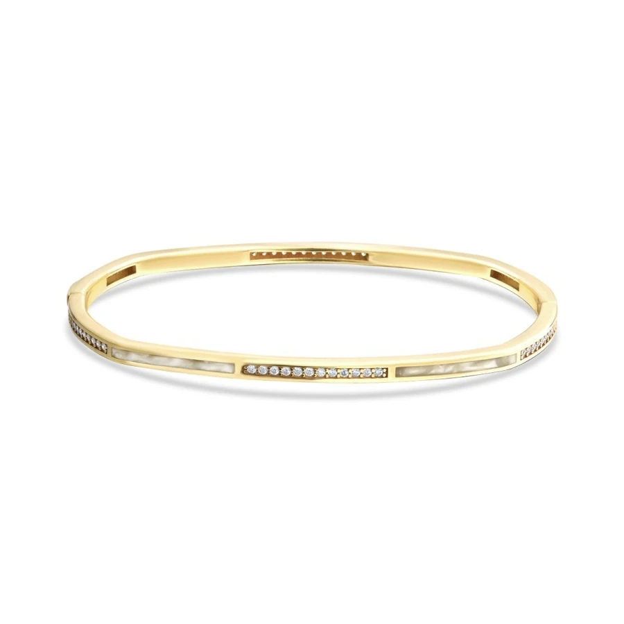 Gold Pearl Stone Bracelet