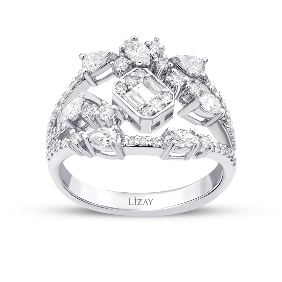 1.00 Carat Diamond Baguette Ring