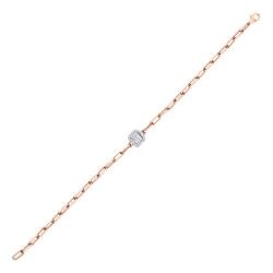 0.17 Carat Diamond Baguette Necklace