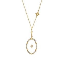0.38 Carat Diamond Invisible Necklace