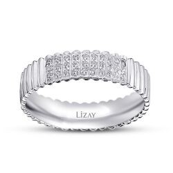 White Gold Wedding Band