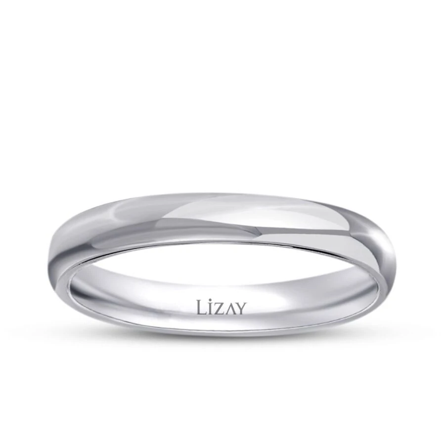 Weißgold Klassischer Ehering