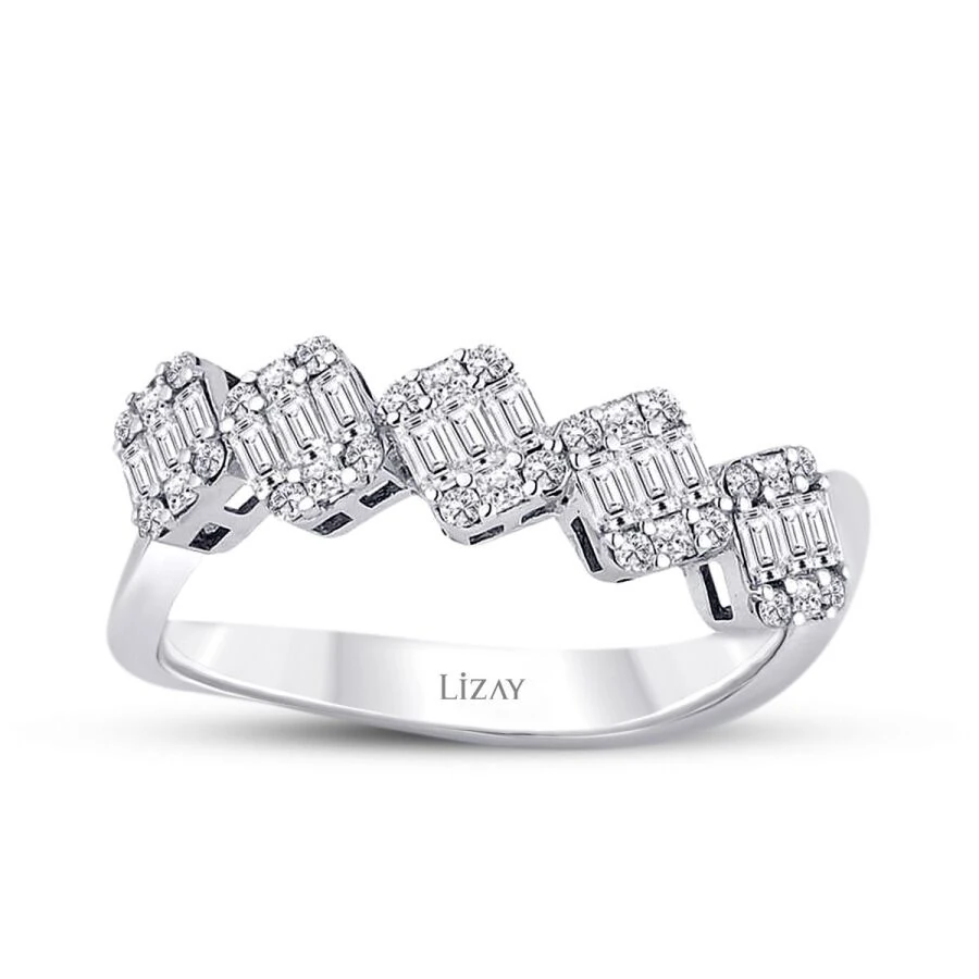 0.40 Carat Diamond Baguette Ring