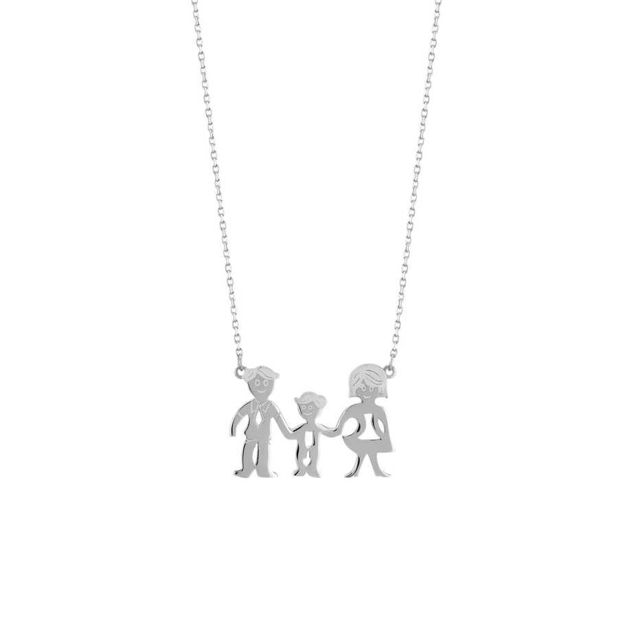 Gold Family Necklace