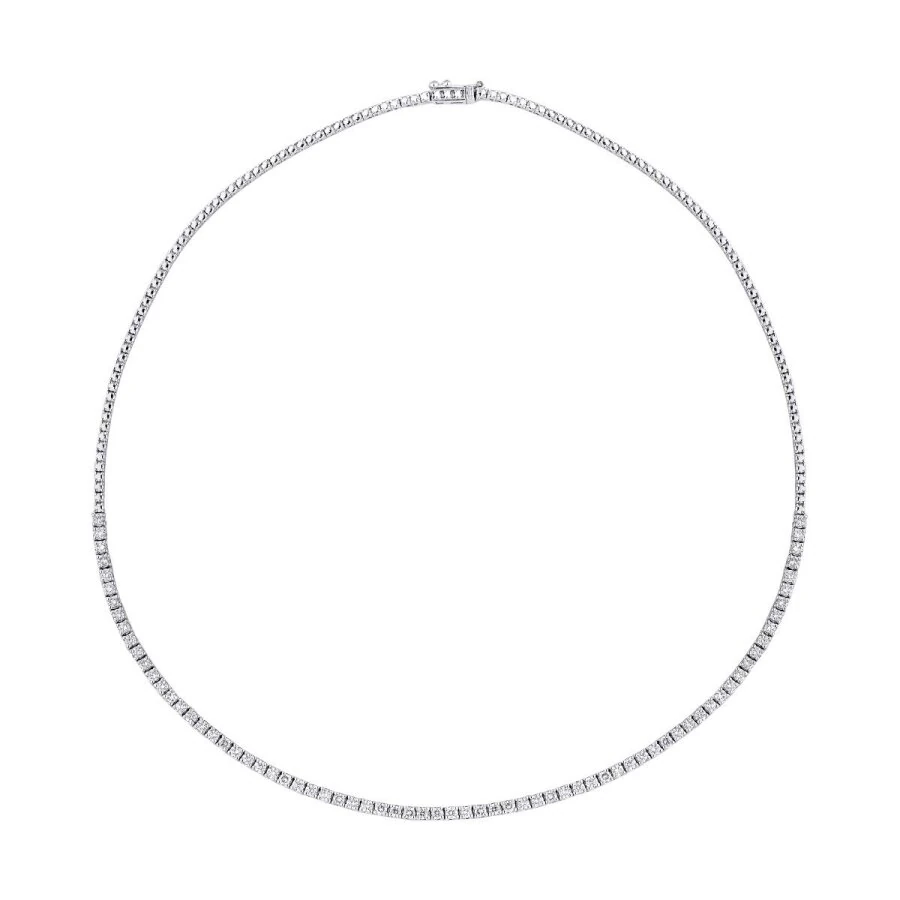 3.35 Carat Diamond Tennis Neckband
