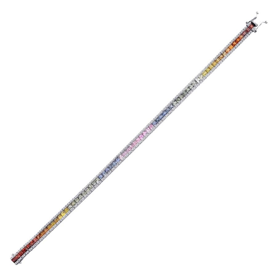 7.10 Carat Diamond Color Trend Bracelet