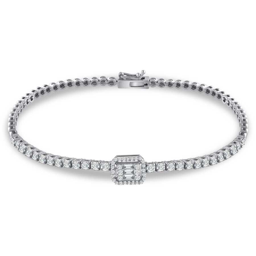 1.15 Carat Diamond Baguette Trend Bracelet
