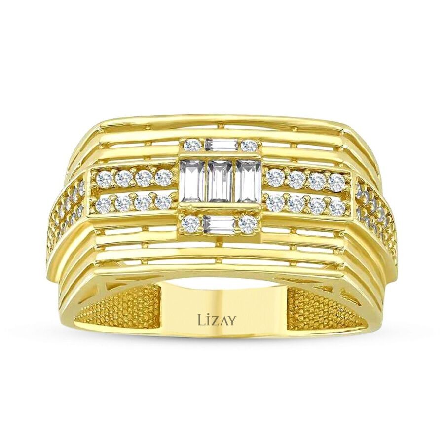 Gold Baguette Trend Ring