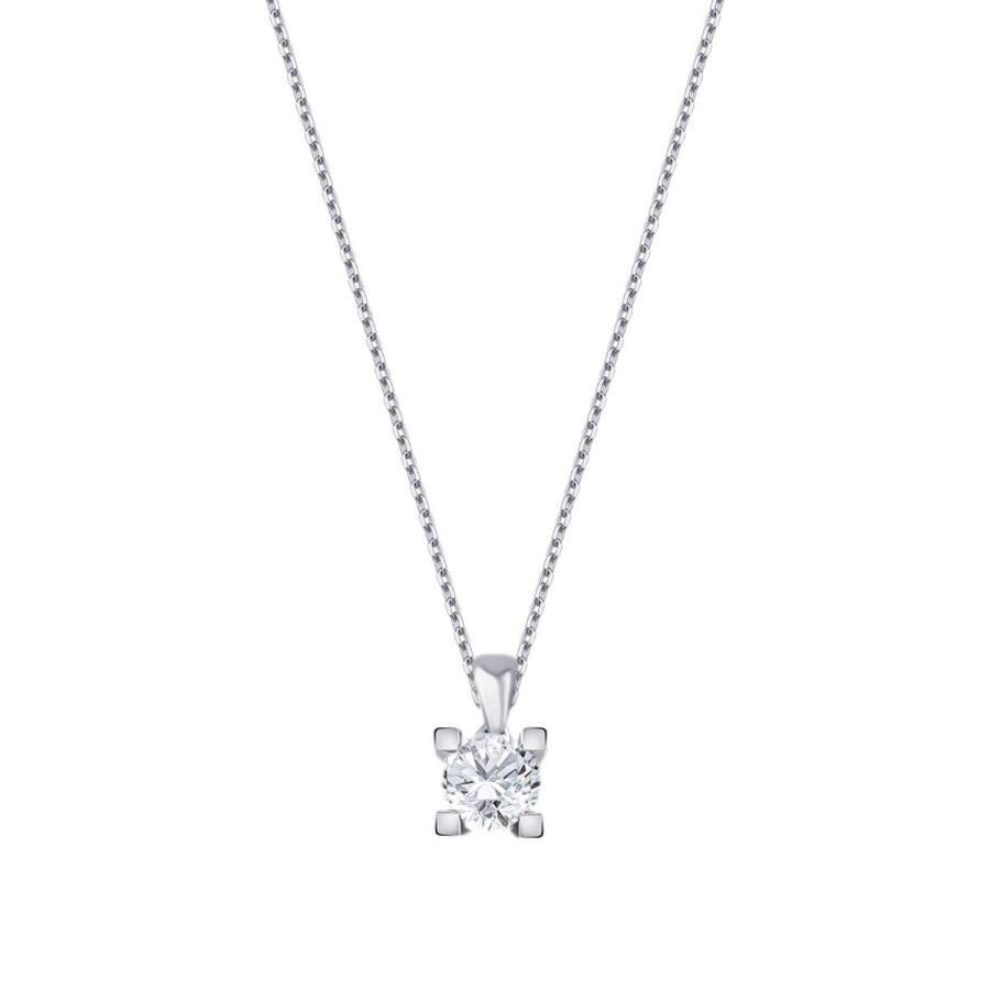 0.08 Carat Diamond Solitaire Neclace