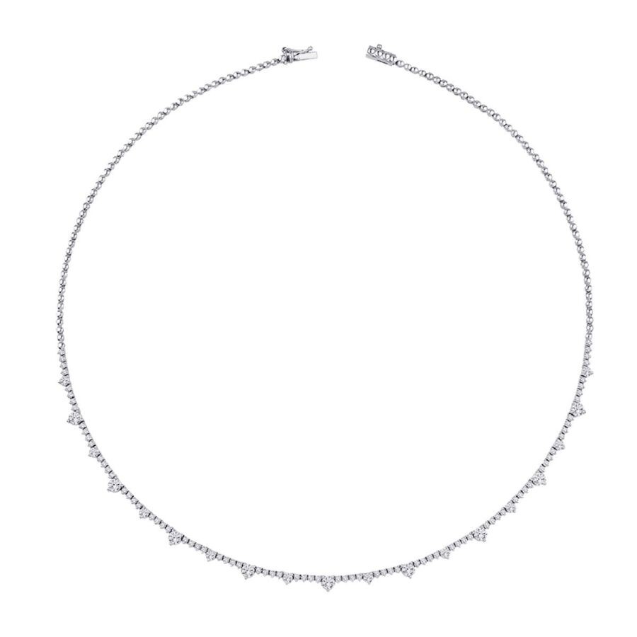 3,81 Karat Diamant Halskette