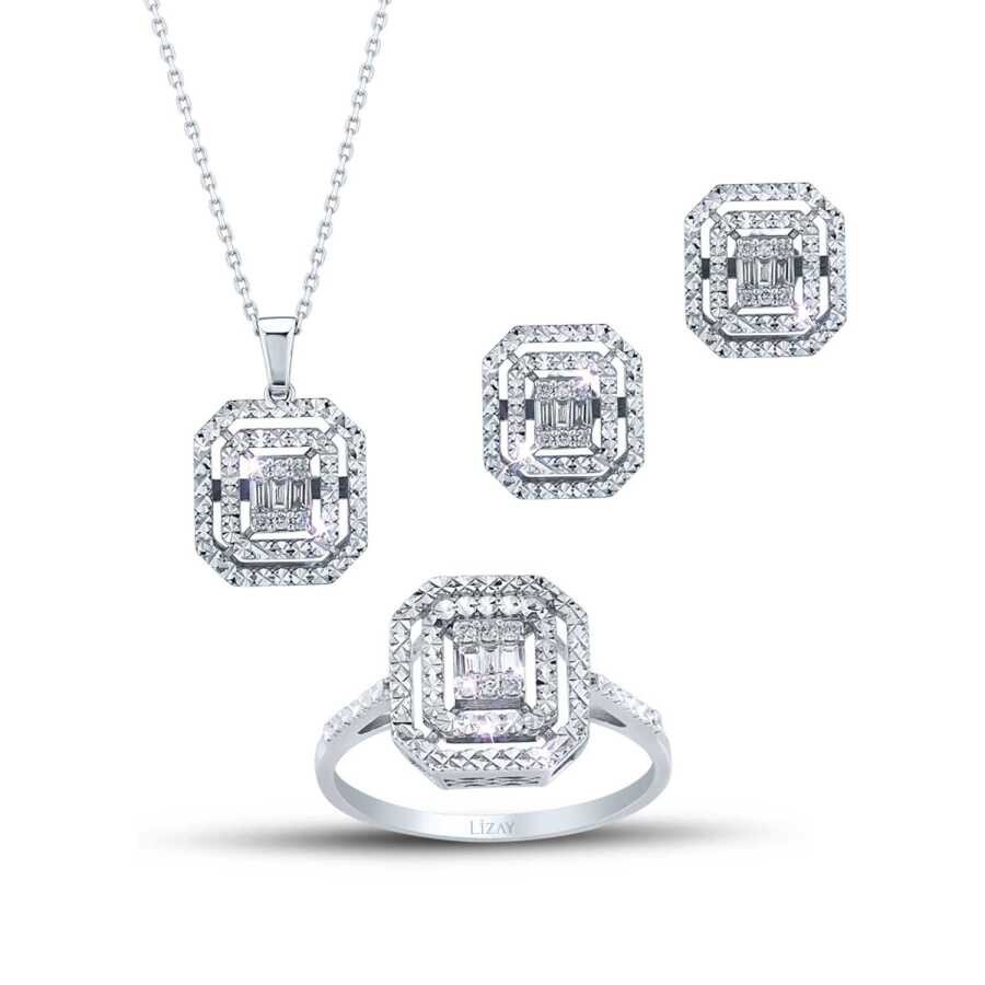 0.28 Carat Diamond Baguette Mini Set