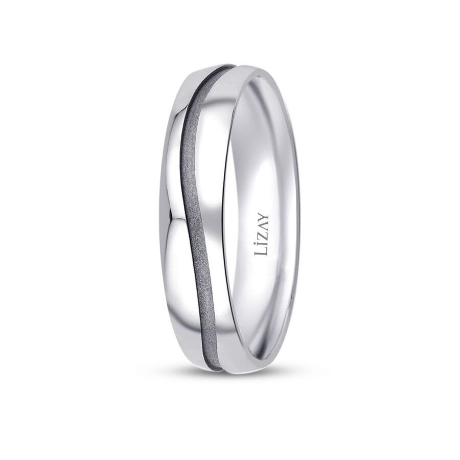 White Gold Wedding Band