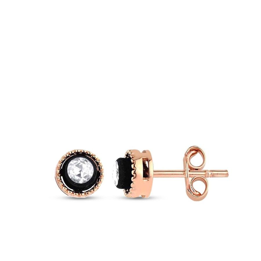 0.10 Carat Diamond Solitaie Earrings