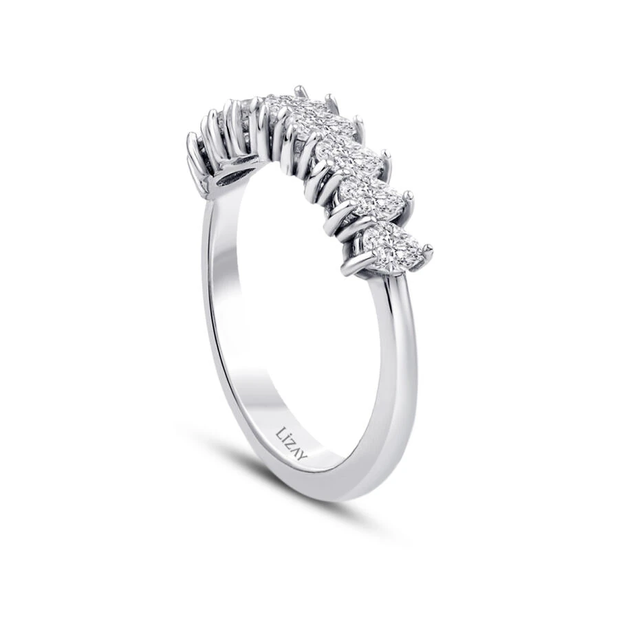 0.66 Carat Diamond Pear Trend Ring
