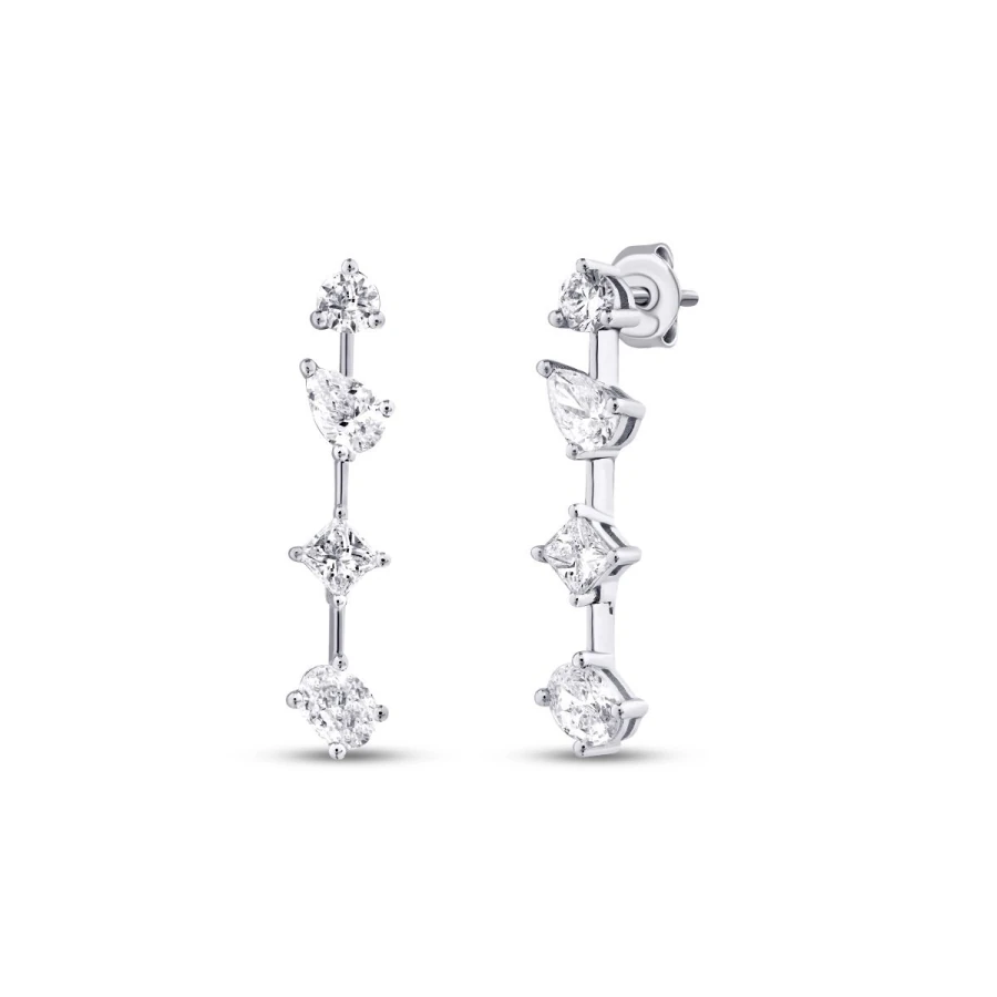1.56 Carat Diamond Trend Earrings