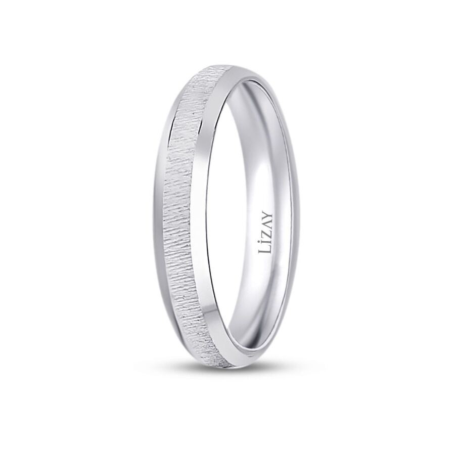 White Gold Classic Wedding Band