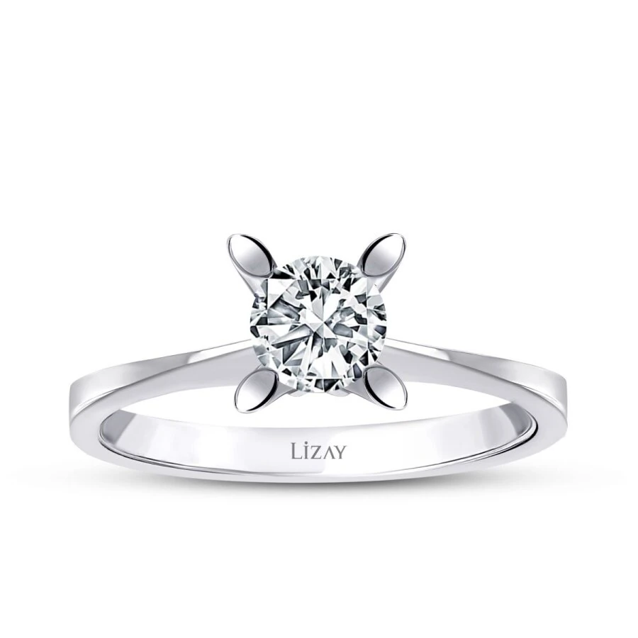 0.60 Carat Diamond Round Solitaire Engagement Ring