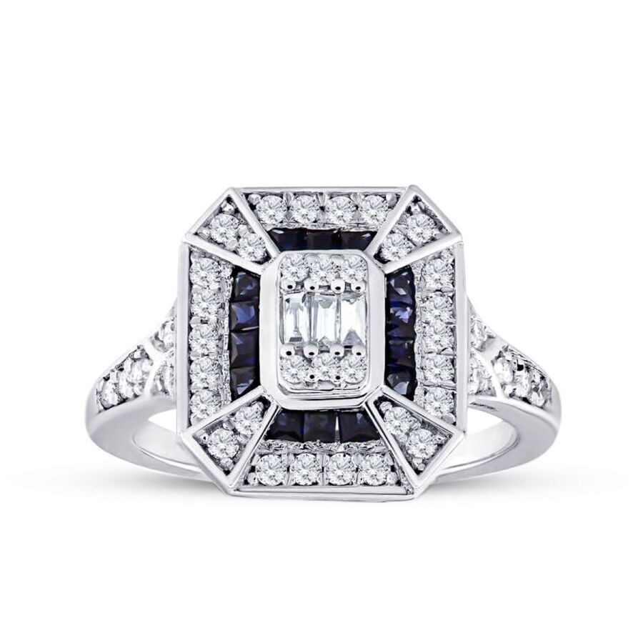 0,71 Karat Diamant Trend Baguette Ring