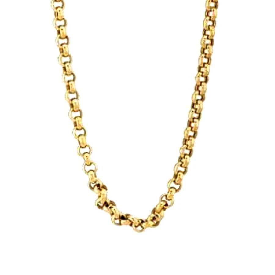 Gold Twisted Chain Necklace