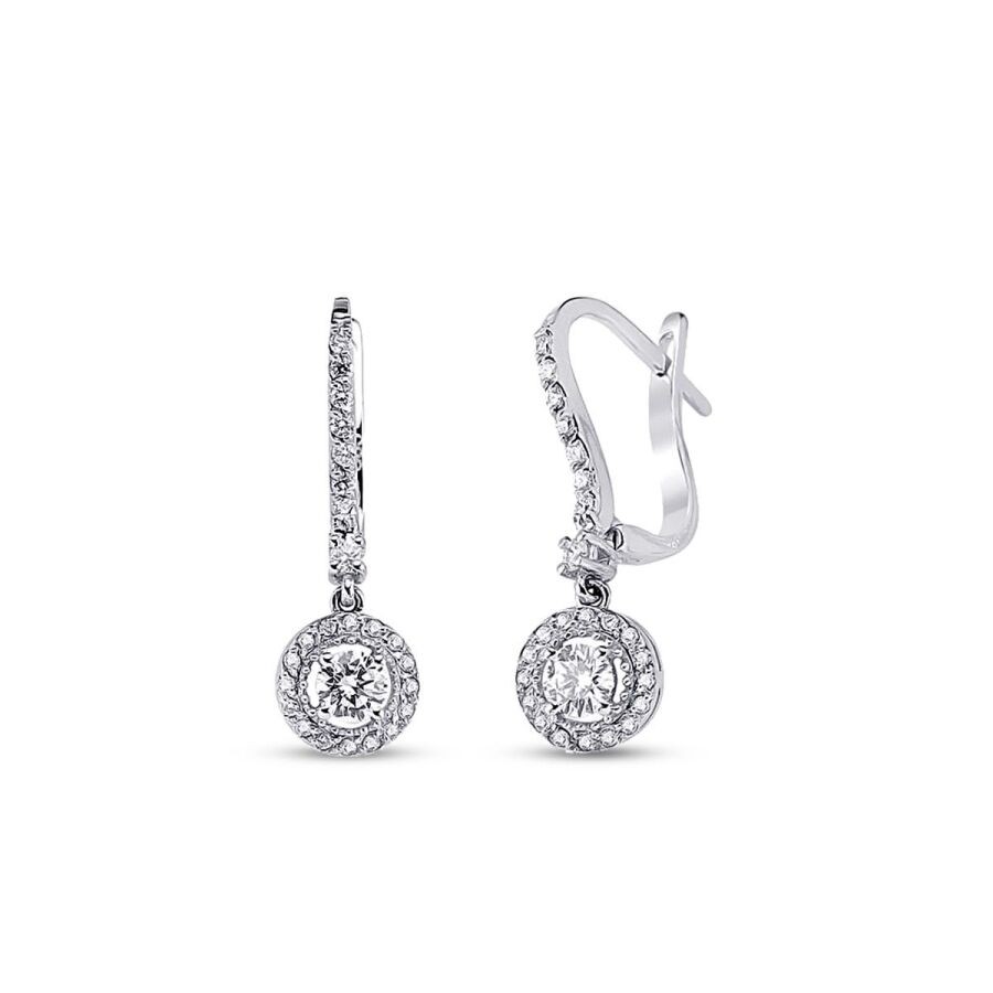 0.57 Carat Diamond Trend Earrings