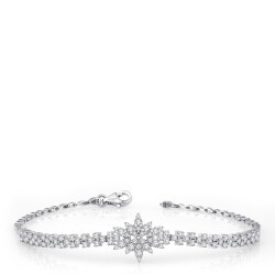Gold Tennis Trend Bracelet
