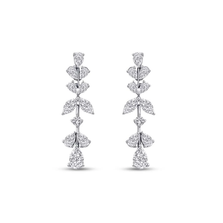 3.21 Carat Diamond Trend Earrings