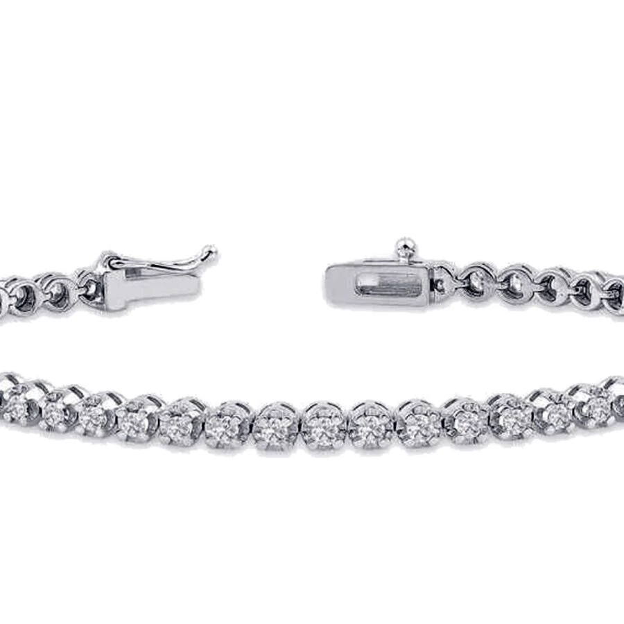 3.04 Carat Diamond Tennis Bracelet