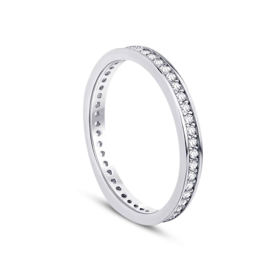 White Gold Classic Eternity Ring