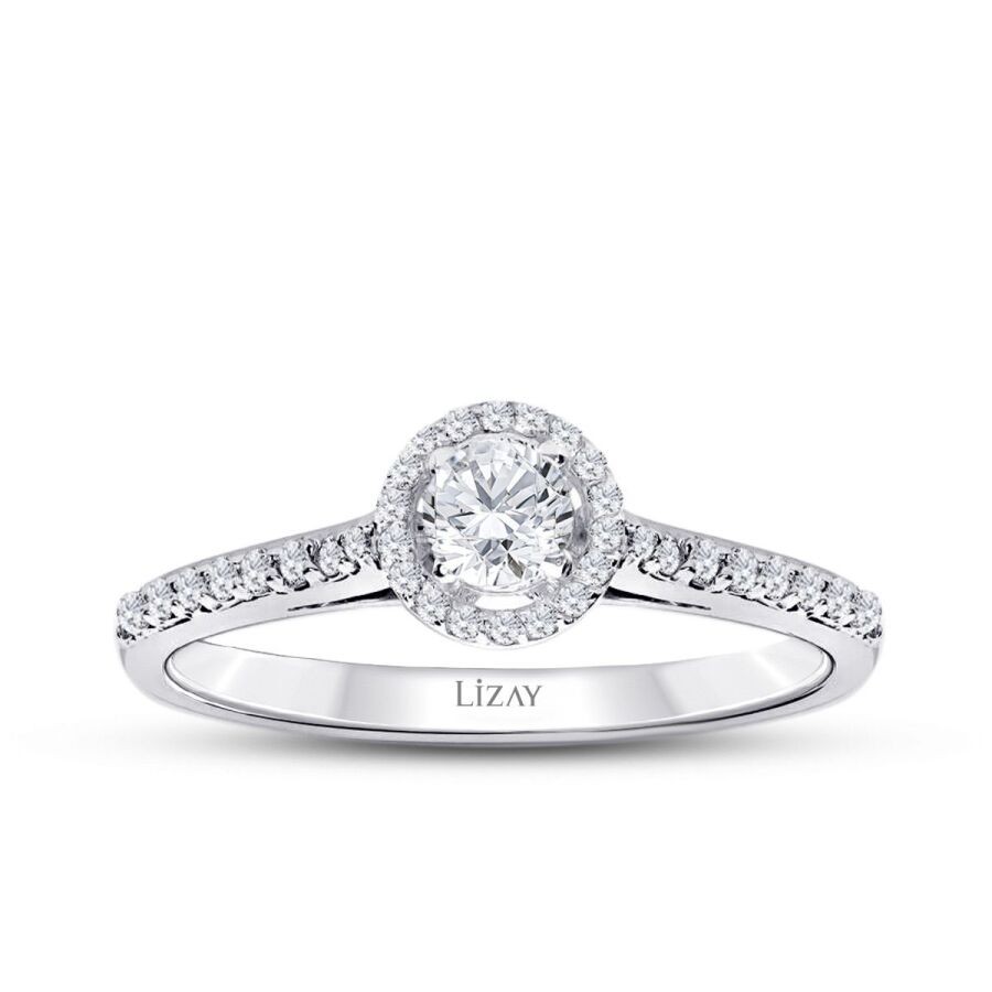 0.43 Carat Diamond Round Solitaire Engagement Ring
