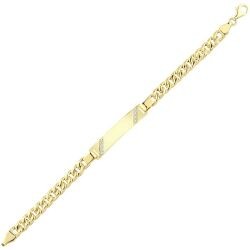 Gold Baby Nameplate Bracelet