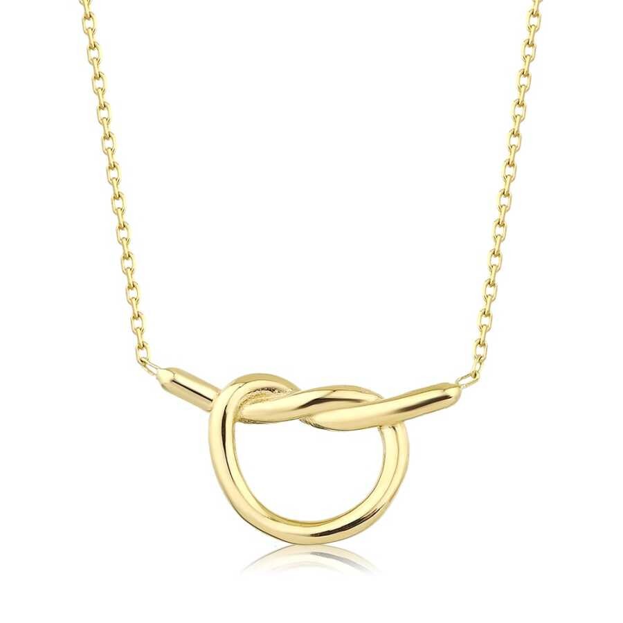 Gold Knot Necklace