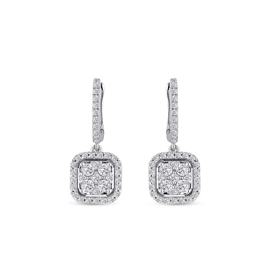 0.87 Carat Diamond Trend Earrings