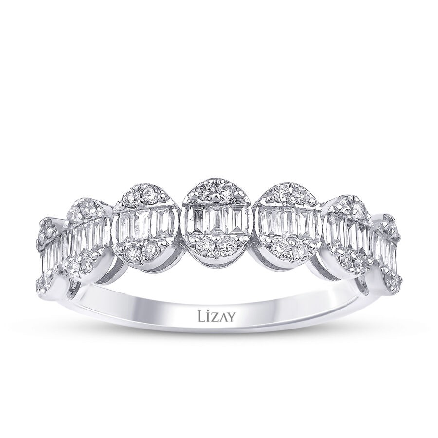 0.48 Carat Diamond Baguette Ring