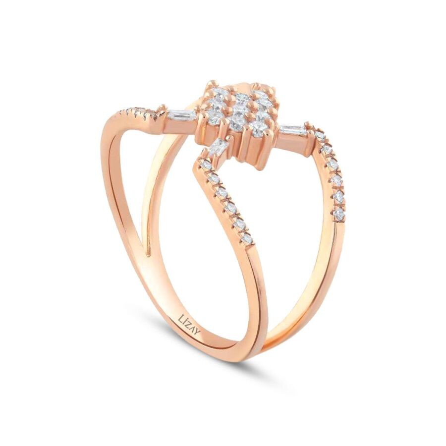 0.39 Carat Diamond Baguette Ring