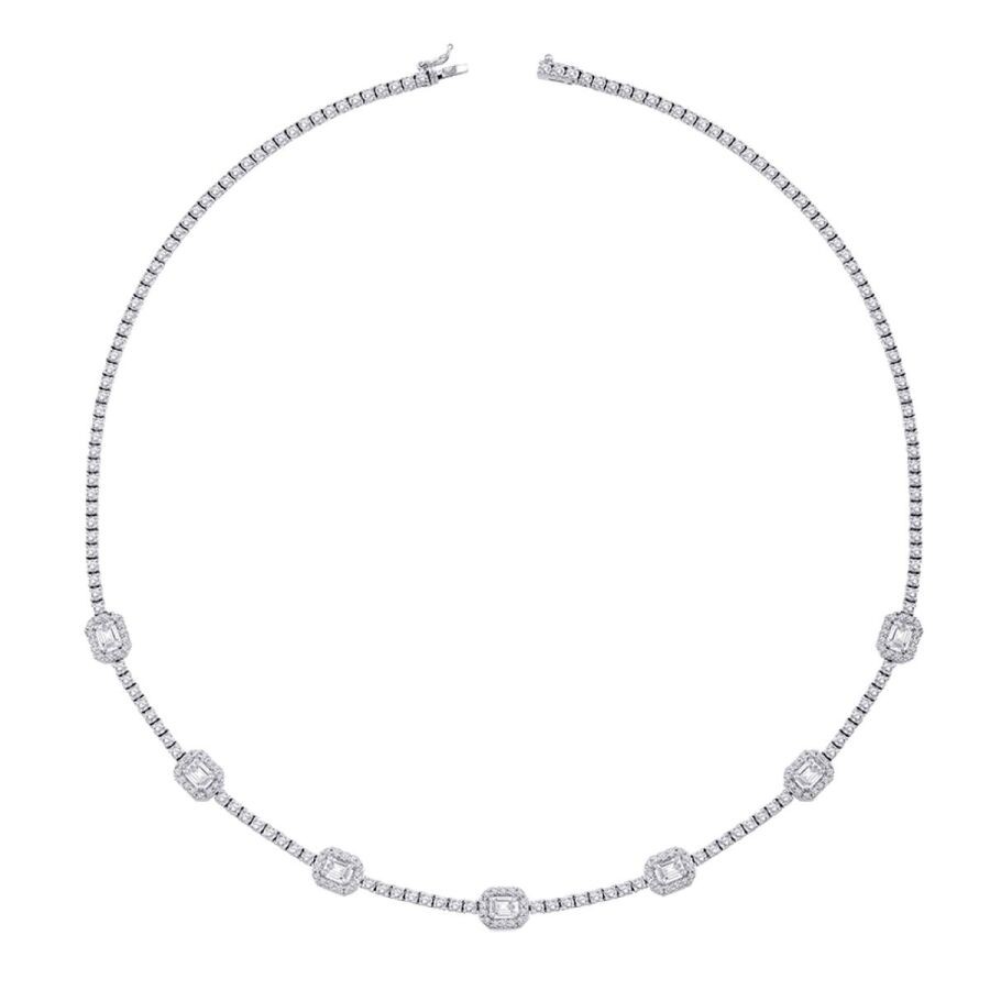 7,22 Karat Diamant Halskette