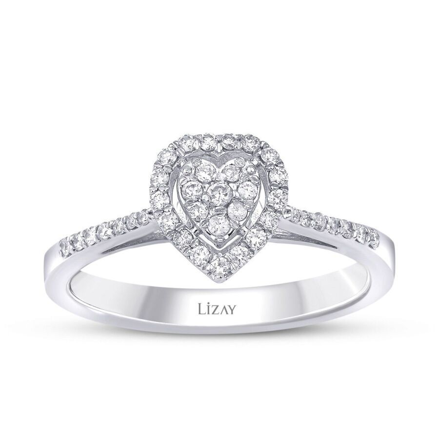 0.20 Carat Diamond Heart Ring