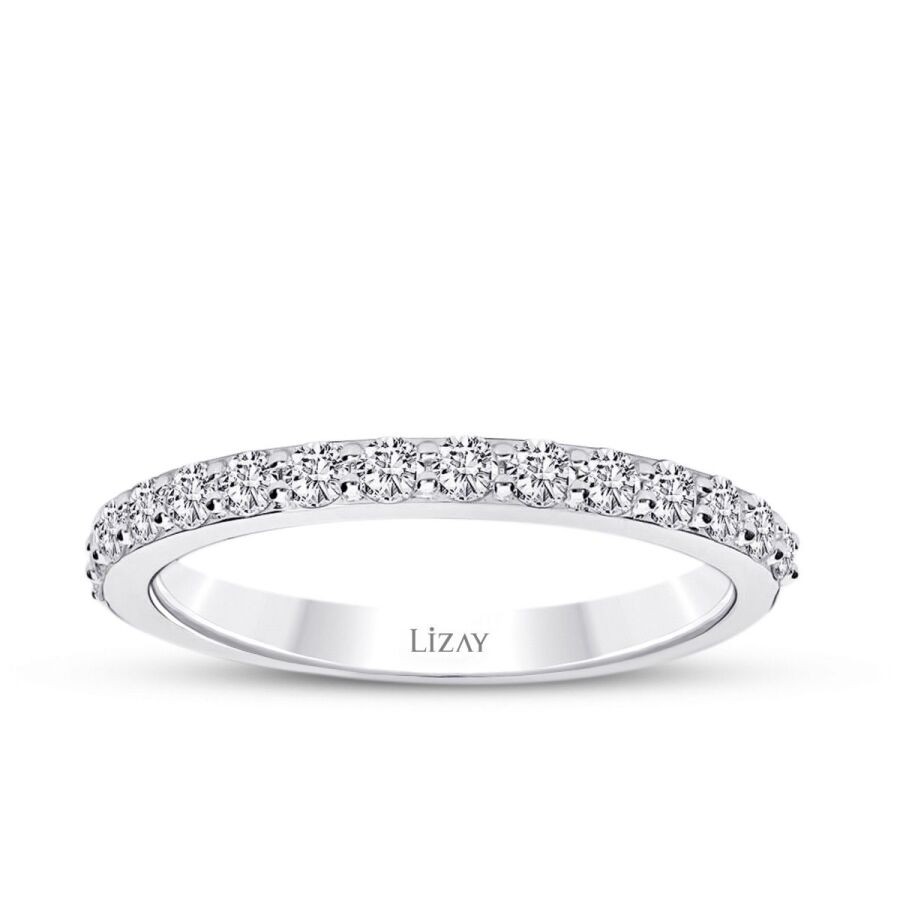 0,26 Karat Diamant Halb-Ewigkeitsring