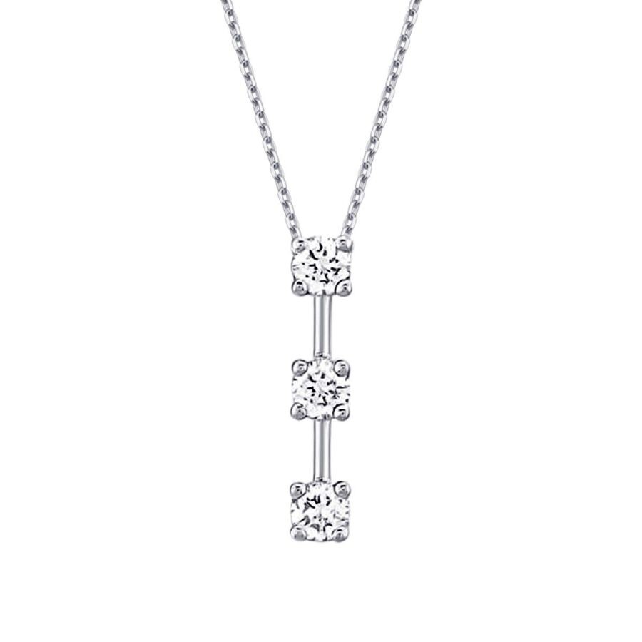 0.46 Carat Diamond Tria Necklace