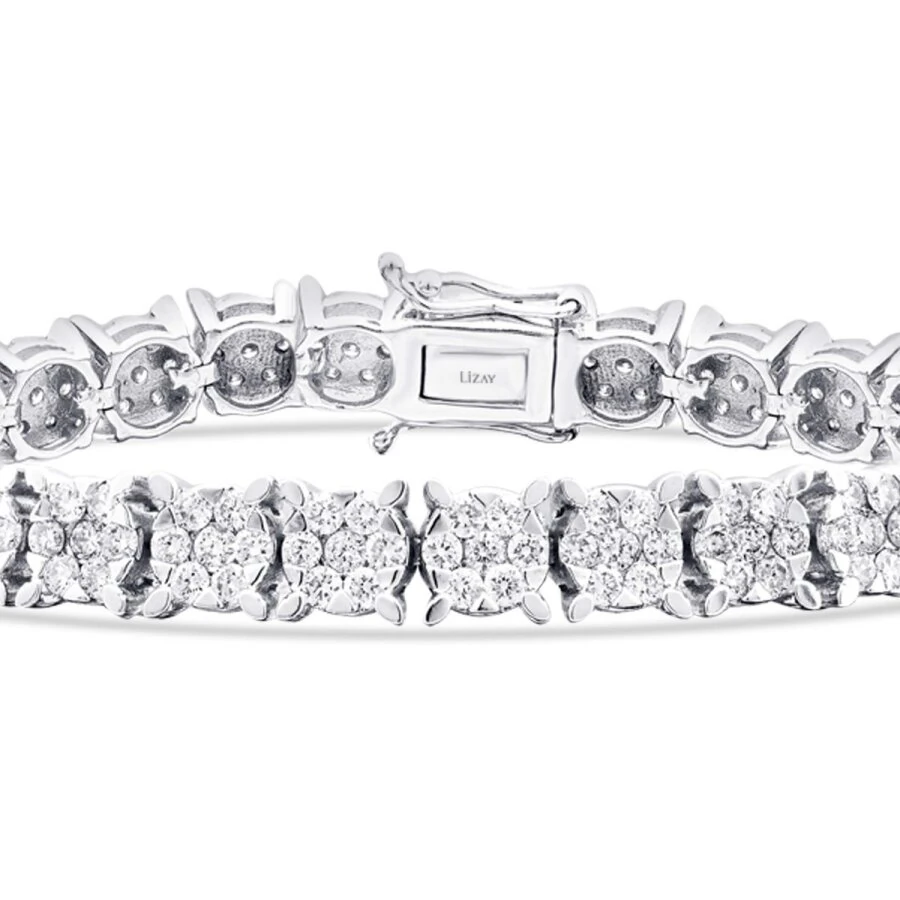 4.11 Carat Diamond Tennis Bracelet