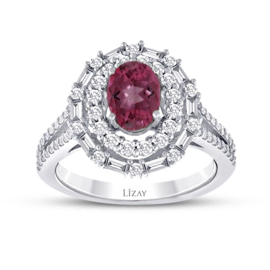 1.75 Carat Diamond Ruby Ring