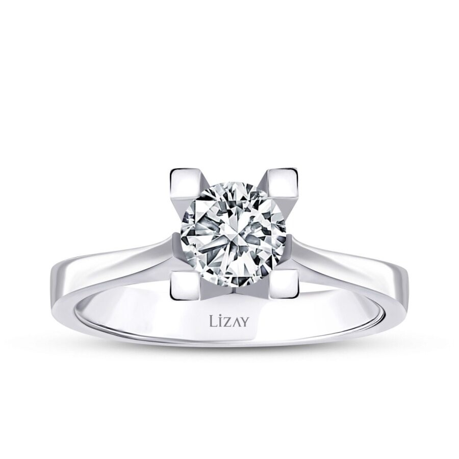 0,70 Karat Diamant Rund Solitär Verlobungsring