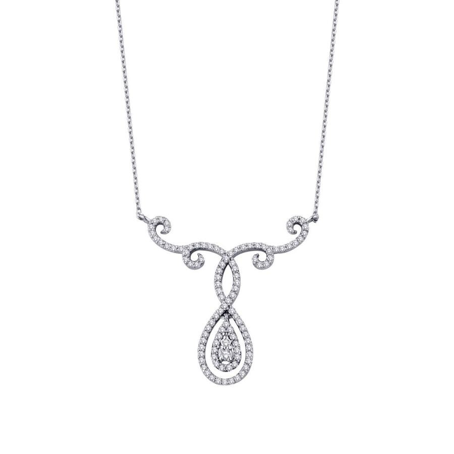 0.43 Carat Diamond Trend Necklace