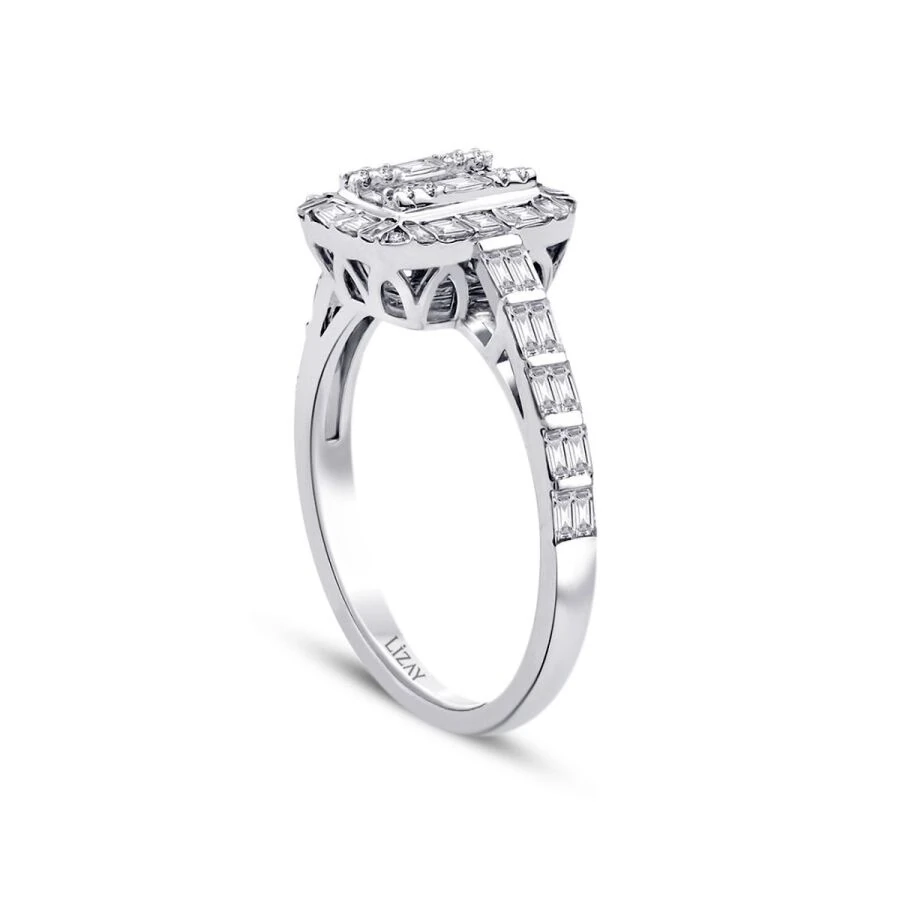 0.71 ct. Diamant Baguette Ring