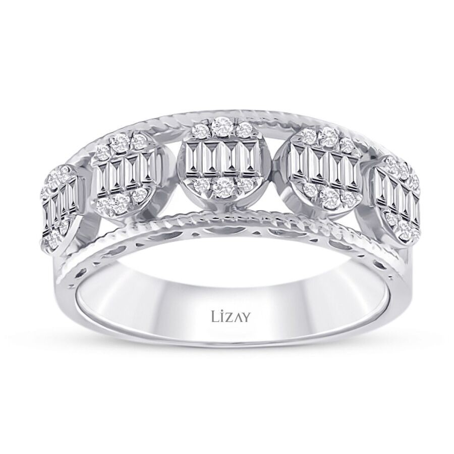 0.45 Carat Diamond Baguette Ring